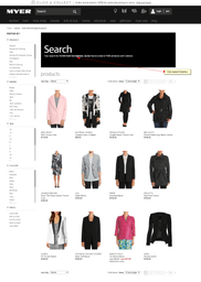 Simple search results fiasko, Myer website