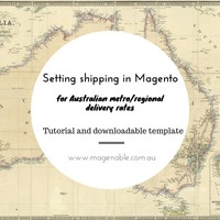 Magento Australia shipping settings - metro-regional rates
