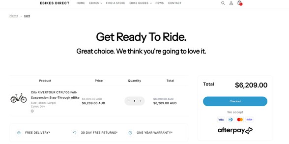 ebikesdirect - compliment example