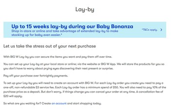 BigW lay-by as example of skin in the game