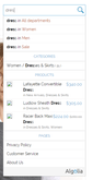 Algolia Site Search for Magento, auto-complete