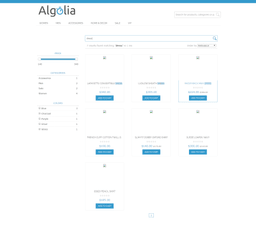 Algolia Site Search for Magento - search quality
