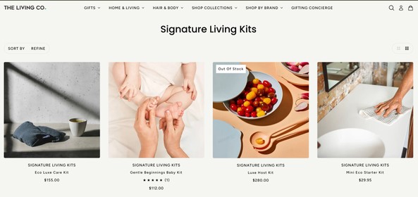 thelivingco.com_.au screenshot, association