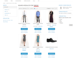 Magento CE out-of-the-box site search