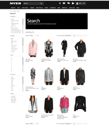 Myer faceted search