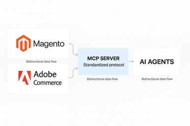 Magento/Adobe Commerce MCP server diagram