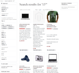 Magento Site Search Blast Search Lucene, special characters